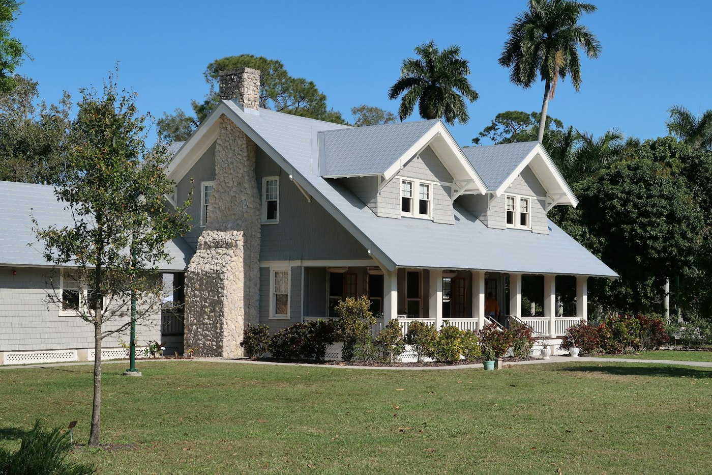 Family home with a welcoming porch